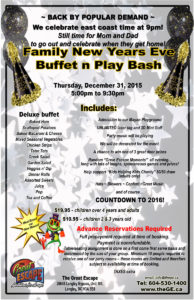 New Years 2015 Buffet Play Event